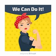 Image result for We Can Do It Silhouette