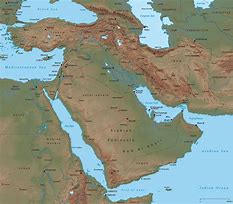 Image result for Geographic Map Middle East