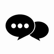 Image result for Black Speech Bubble Icon