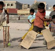 Image result for Children Playing Cricket