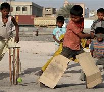 Image result for Indian Children Playing Cricket