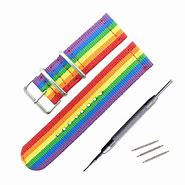 Image result for Rainbow Nylon Watch Band