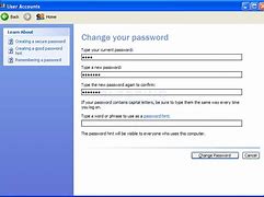 Image result for Change Password Screen Windows 7