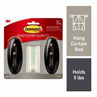 Image result for Command Curtain Rod Holders