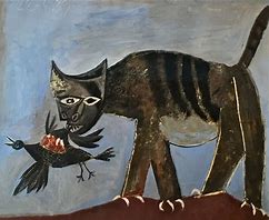 Image result for Pablo Picasso Cat Painting