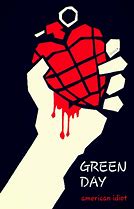 Image result for Green Day Heart Grenade Leaf