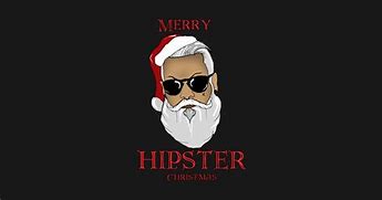 Image result for Hipster Santa