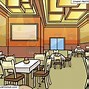 Image result for Dining Room with Desk Clip Art