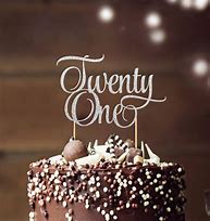 Image result for 21st Birthday Cake Toppers