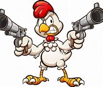 Image result for Chicken Holding a Gun