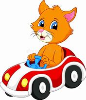 Image result for Cartoon Cat Car