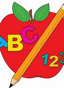Image result for First Day of School Clip Art Apple