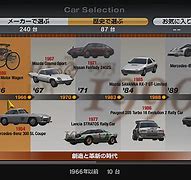 Image result for Gran Turismo 4 Car List