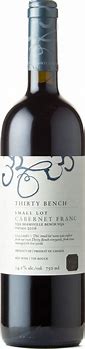 Image result for Thirty Bench Cabernet Franc Small Lot Thirty Bench