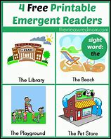 Image result for Free Printable Kindergarten Level Books
