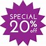 Image result for 20 Percent Off Sign