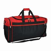 Image result for Red Duffle Bag