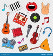 Image result for Music Equipment Logo Stickers