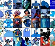 Image result for Blue Character Meme