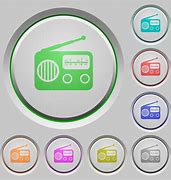 Image result for Push Button Car Radio Clip Art