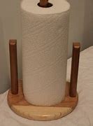 Image result for Wooden Paper Towel Holder