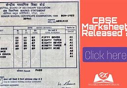 Image result for CBSE Class 10 Marksheet