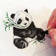Image result for Sitting Panda Sketch