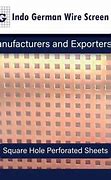 Image result for 316 Stainless Steel Perforated Sheet Metal