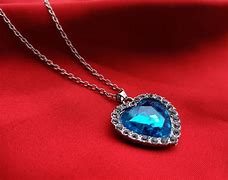 Image result for Big Blue Heart Necklace