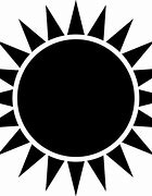 Image result for Sun Graphic Black and White