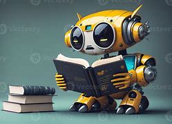 Image result for Cute Robot Studying