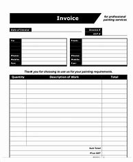 Image result for House Painting Invoice Template
