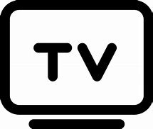 Image result for TV Icon Black