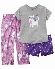 Image result for Cat Pajamas for Girls