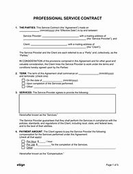 Image result for Service Contract Template Maker
