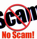 Image result for No Scam PNG