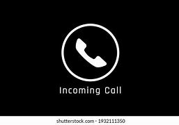 Image result for Incoming Call Black Background