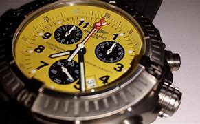 Image result for Breitling Yellow Face Watch