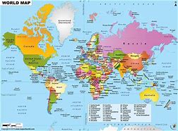 Image result for World Map All Countries