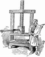Image result for Printing Press Clip Art Free
