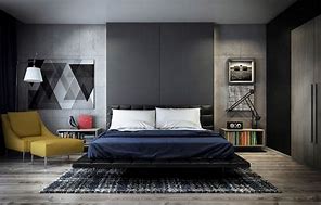 Image result for Bedroom Design Simple White and Grey