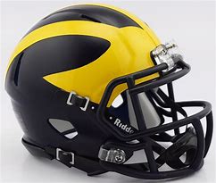 Image result for Michigan Football Helmet Design