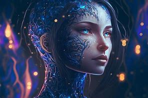 Image result for Human-Robot Concept Art