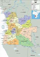 Image result for Angola Political Map