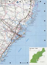 Image result for Map of South NJ