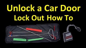Image result for Car Door Unlock Tool Kit