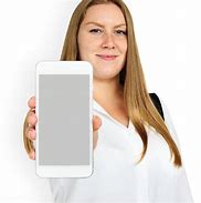 Image result for Woman Holding Smartphone