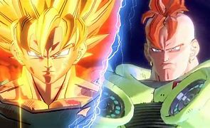 Image result for Goku vs Android 1.6