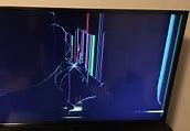 Image result for 85 Inch TV Crack in Corner