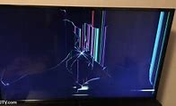 Image result for Cracked 8K TV